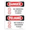 Signmission OSHA Sign, No Smoking Or Open Flames Bilingual, 10in X 7in Rigid Plastic, 7" W, 10" L, Spanish OS-DS-P-710-VS-1475 - alternate 1